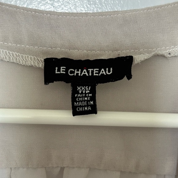 Vintage XXS Le Château Chiffon Blouse - Picture 2 of 2